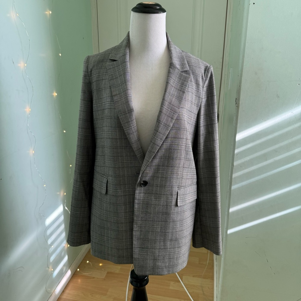 Mixxo Plaid Blazer